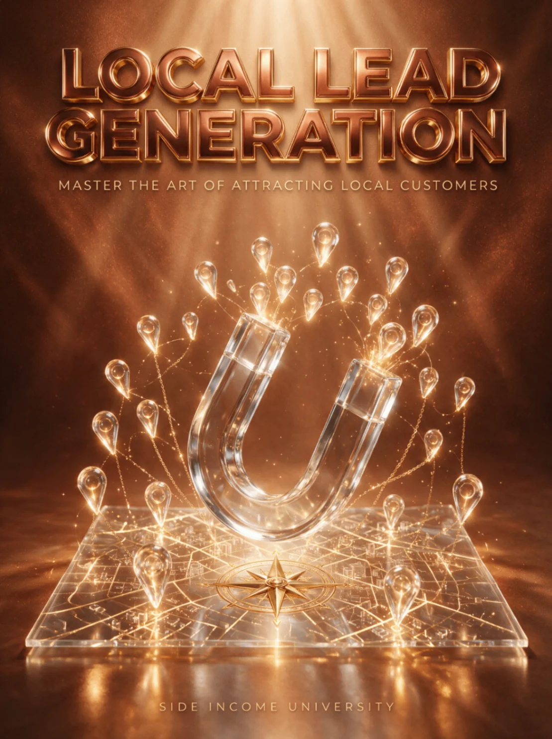 Local Lead Generation course cover: Rank simple sites. Send real leads. Get paid monthly.